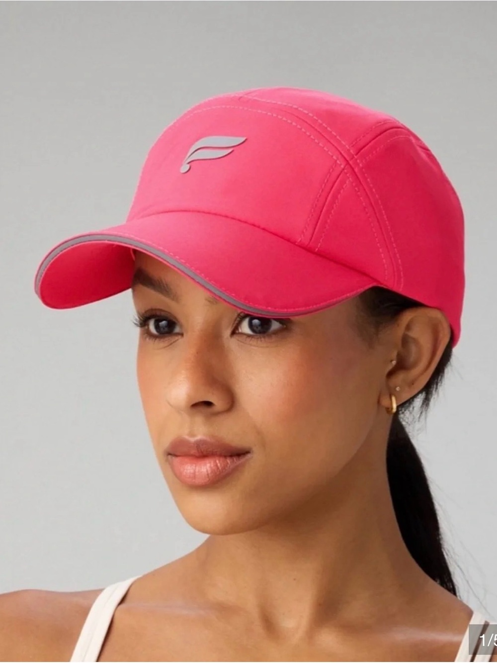 Fabletics Vibrant Pink Performance Baseball Cap